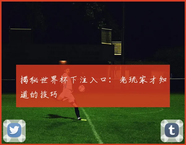 揭秘世界杯下注入口：老玩家才知道的技巧